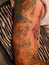 Full arm tattoo