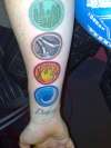 The Four Elements tattoo