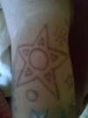 another star tattoo
