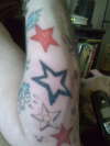 stars and more stars tattoo
