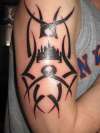 New York City Skyline Tribal tattoo