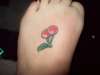 cherries on my foot tattoo