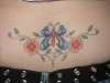 Butterfly/Flowers tattoo