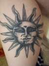 Celestial Sun tattoo