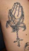 Praying Hands tattoo
