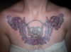 my finished chest piece tattoo