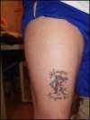 FOOTBALL BADGE tattoo