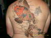 back pic of koi tattoo