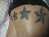 ass stars tattoo