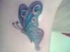 Butterfly Tatt on Foot tattoo