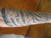 Underarm tattoo