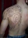 tribal backpiece outline tattoo