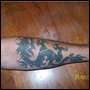 dragon fore arm tattoo