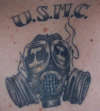 The Gas Mask tattoo