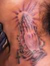 praying hands tattoo