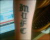 man united tattoo (MUFC