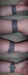 Celtic Wristband - Book of Kells tattoo