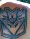Generation 1 Decepticon Insignia tattoo