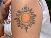 sun tattoo