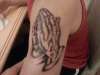 praying handz tattoo