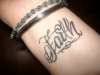 Faith tattoo
