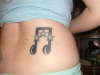 Music and Stars tattoo