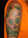 celtic sunflowers tattoo