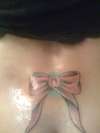 My lil Pink Bow tattoo