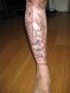 Koi kanji Tattoo Sock