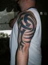 LEFT ARM TRIBAL tattoo