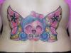 Butterfly Skull tattoo