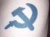 Hammer and Sickle tattoo