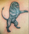 Rolling Stones Lion Tattoo