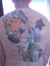 koi back pic tattoo