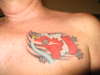 Canadian Flag tattoo