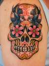 Embellished Skull - Fem tattoo