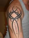 tribal "no regrets" tattoo