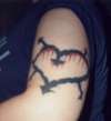 Bleeding Heart tattoo
