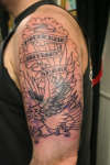 eagle outline tattoo