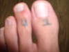 my toes are tatted tattoo