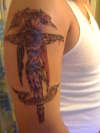 jesus on cross tattoo
