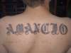 Amancio tattoo