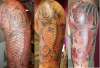 coverup koi fish tattoo