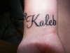 Sons name tattoo