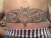 wolf back tattoo