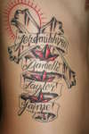 NAUTICAL CROSS BANNER tattoo