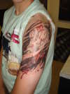 Reel Splatter tattoo