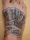 Anatomically Correct Foot Tattoo