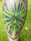 Greenman tattoo