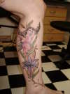 Fairy & Flowers tattoo